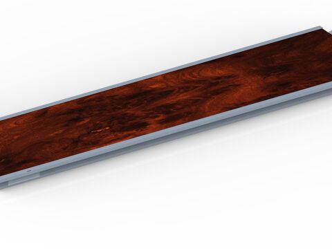 Plancher ALU/BOIS LARGEUR 750 FIXE