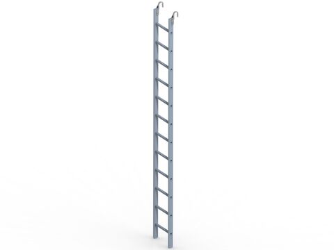 ÉCHELLE POUR PLANCHER À TRAPPE ALUMINIUM 312 CM