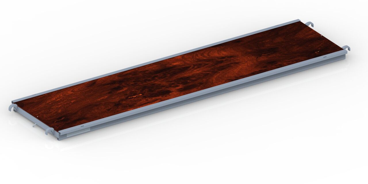 Plancher alu/bois largeur 750 fixe