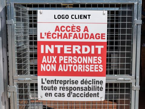 panneau de chantier AKILUX 