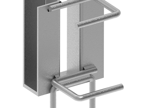 FIXE PLINTHES POUR PLINTHES BOIS SANS PATTES