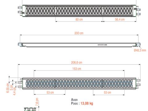 PLANCHER ACIER 200
