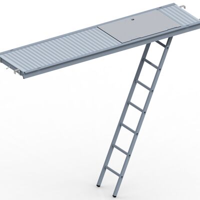 PLANCHER ALU TRAPPE 600