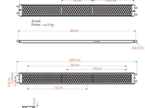 PLANCHER ACIER 300