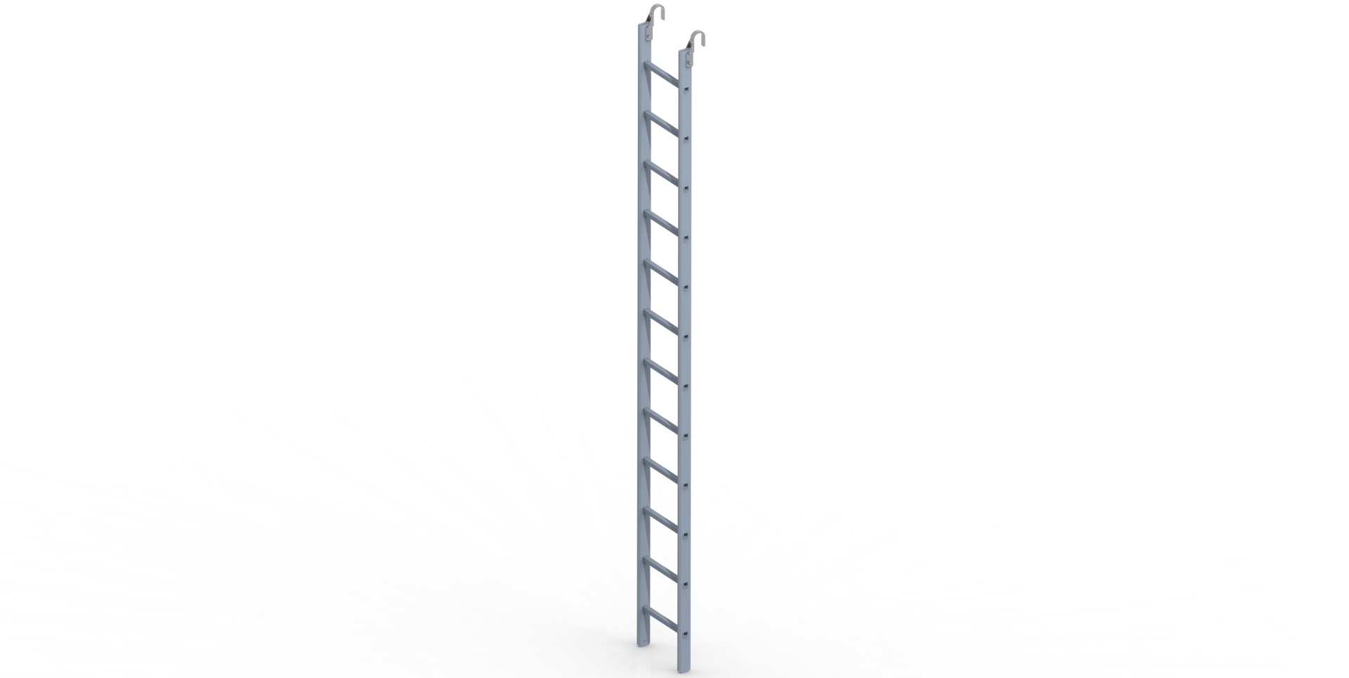 ÉCHELLE POUR PLANCHER À TRAPPE ALUMINIUM 312 CM