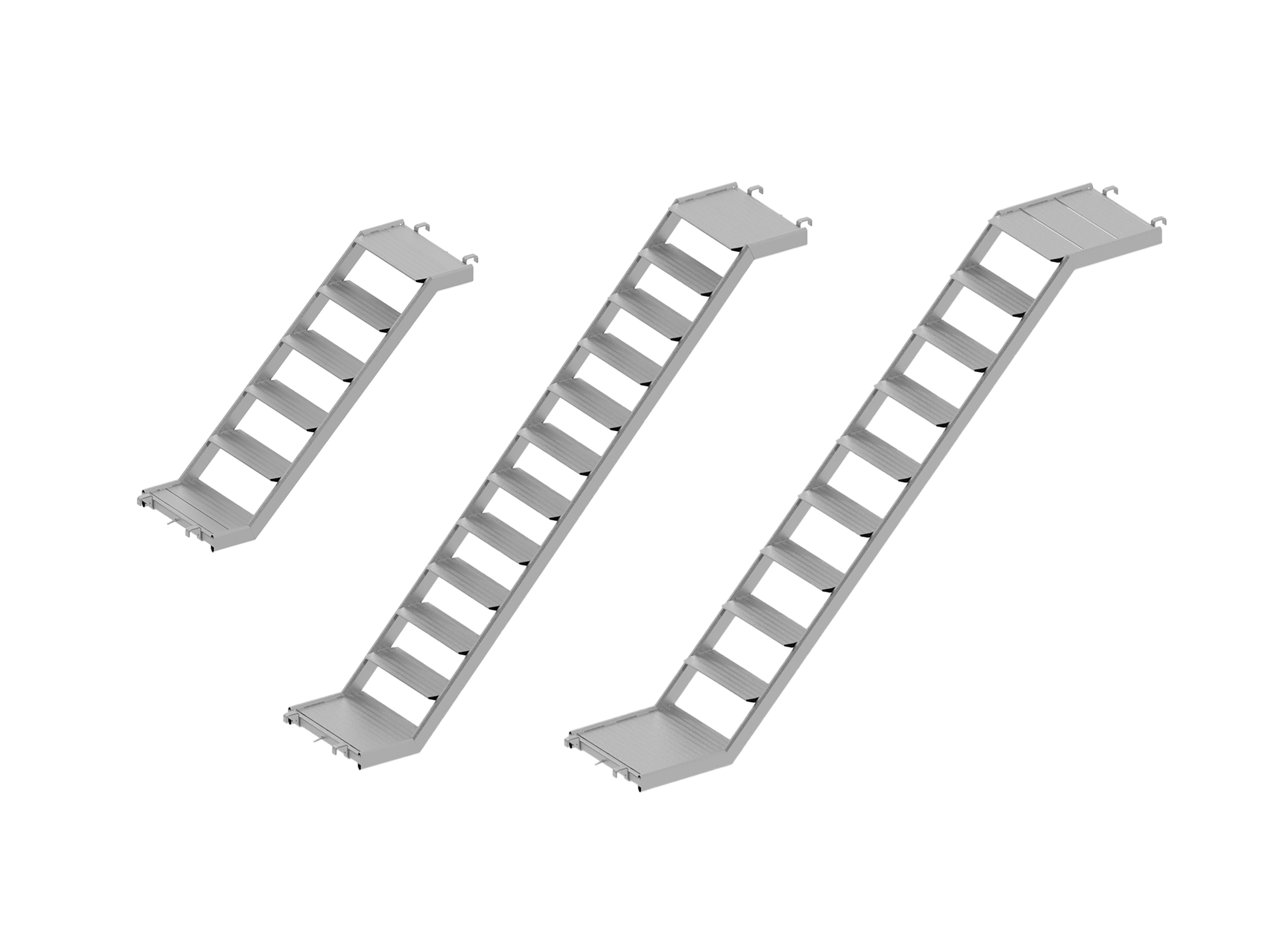 ESCALIER ALUMINIUM LARG.60CM