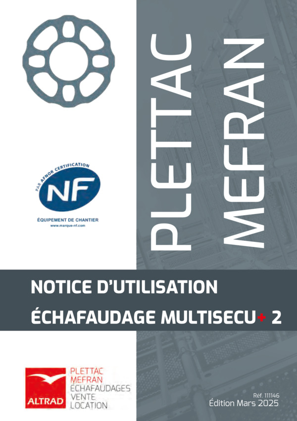 Notice de montage et d'utilisation