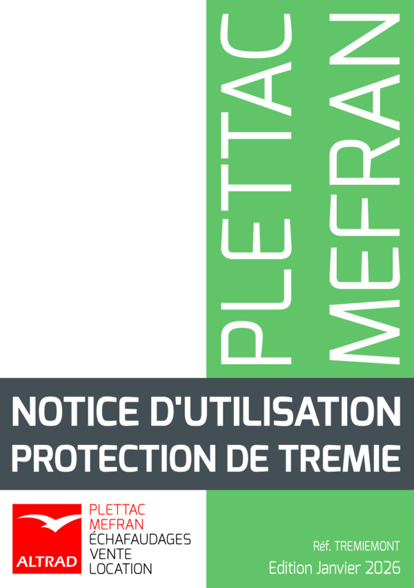 Notice de montage et d'utilisation pour protection trémie