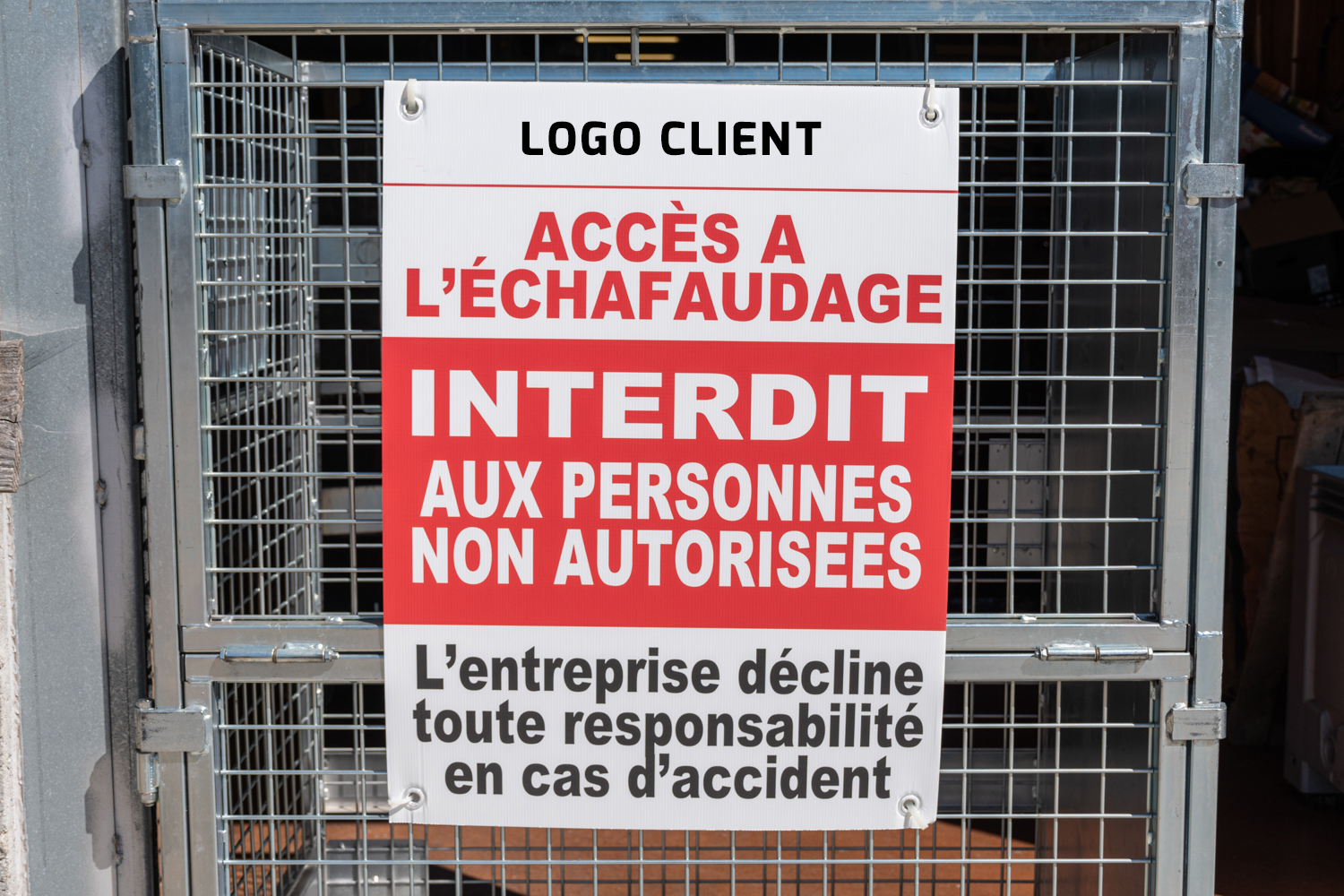 panneau de chantier AKILUX 