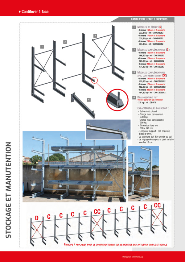 Catalogue Solutions Cantilevers