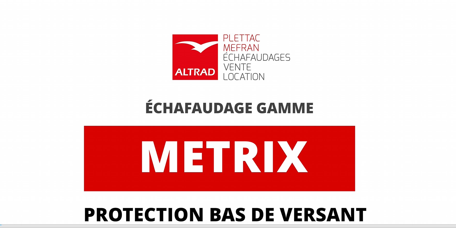 Montage protection bas de versant